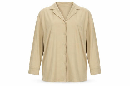 Womens UK Size 20 Bianca Beige  Button-Up