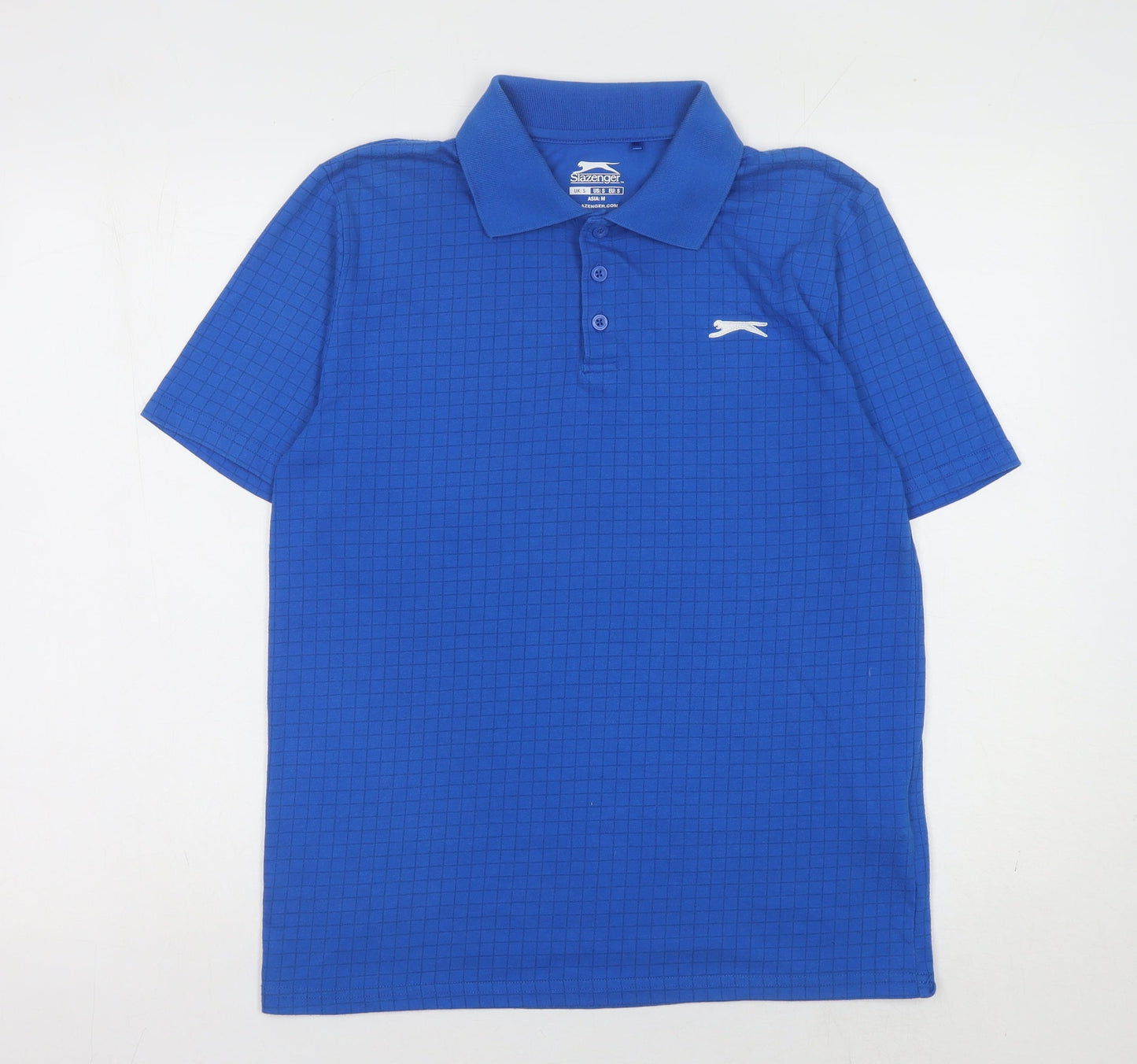 Slazenger Men's Blue Polo Shirt S