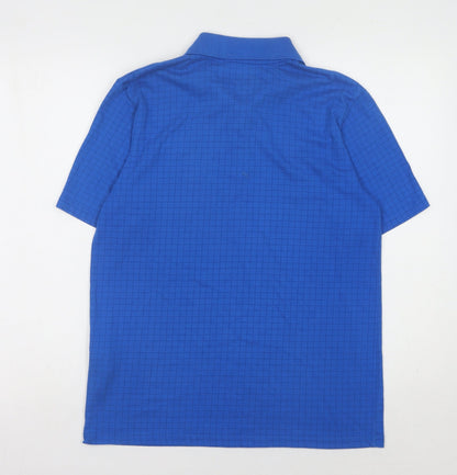 Slazenger Men's Blue Polo Shirt S