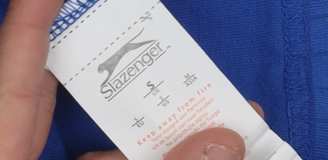 Slazenger Men's Blue Polo Shirt S