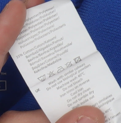 Slazenger Men's Blue Polo Shirt S