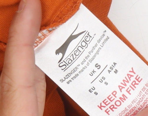 Slazenger Men's Orange V-Neck T-Shirt, Size S