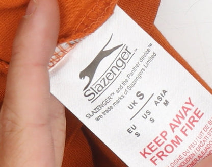 Slazenger Men's Orange V-Neck T-Shirt, Size S