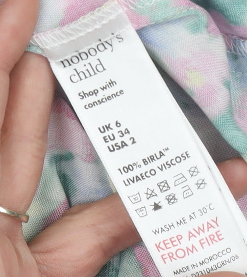 Nobody's Child Floral Strappy Dress, Women, Size 6