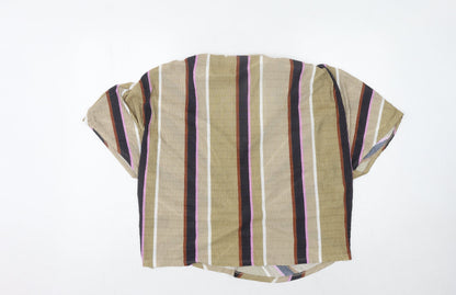 Womens UK Size 20 Marks and Spencer Multicoloured Basic Blouse