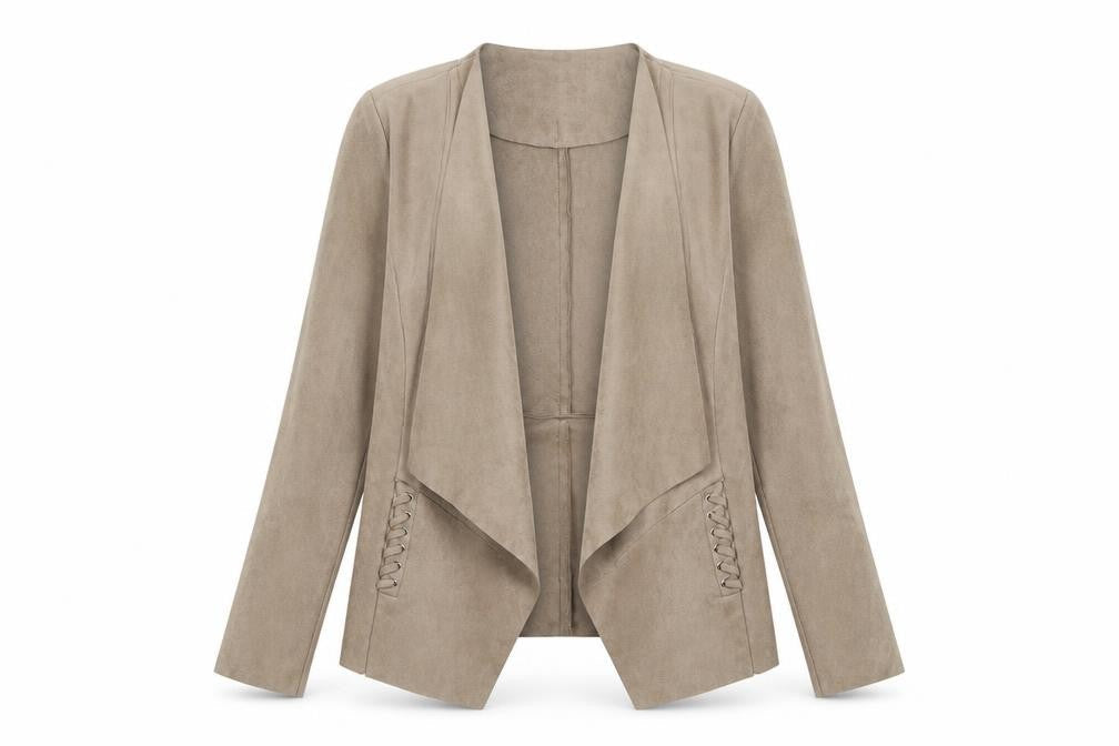 Womens UK Size 10 Klass Beige Basic Jacket