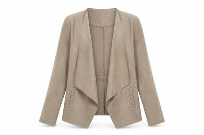 Womens UK Size 10 Klass Beige Basic Jacket