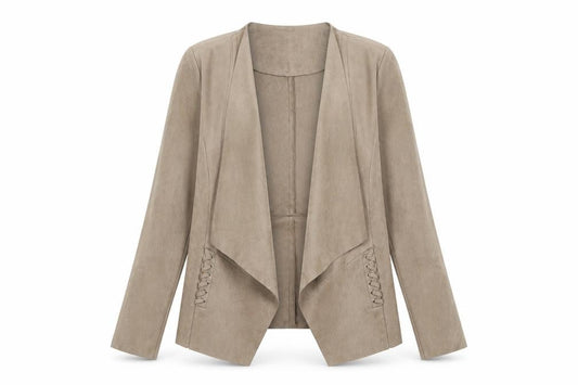 Womens UK Size 10 Klass Beige Basic Jacket