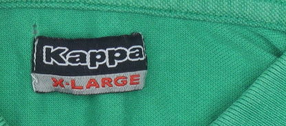 Kappa Men's Green Polo Shirt XL Short Sleeve Logo