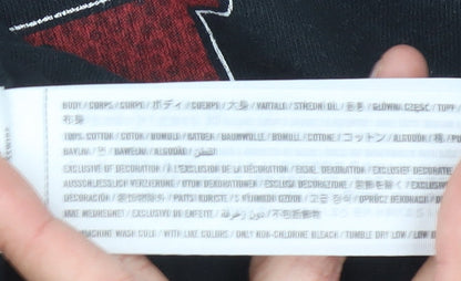 Abercrombie & Fitch Mens M Black Chicago Bulls T-Shirt