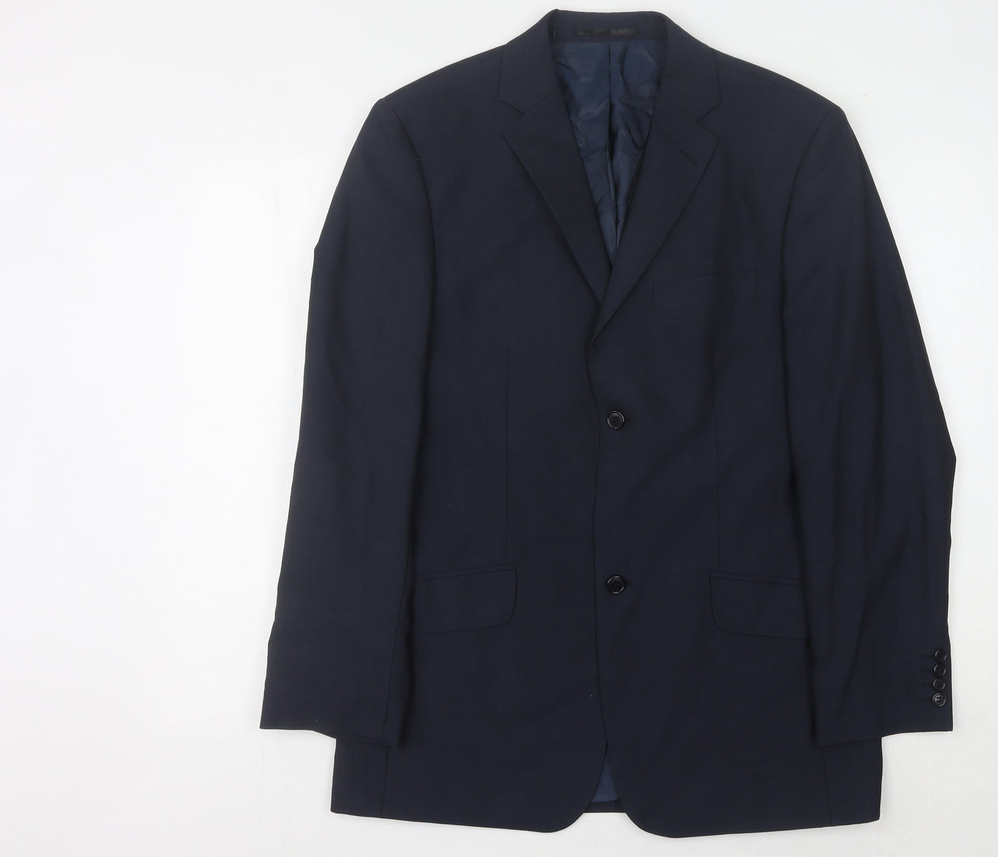 Mens UK Size 38 French Connection Regular Blue Suit Jacket