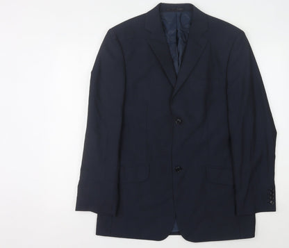 Mens UK Size 38 French Connection Regular Blue Suit Jacket