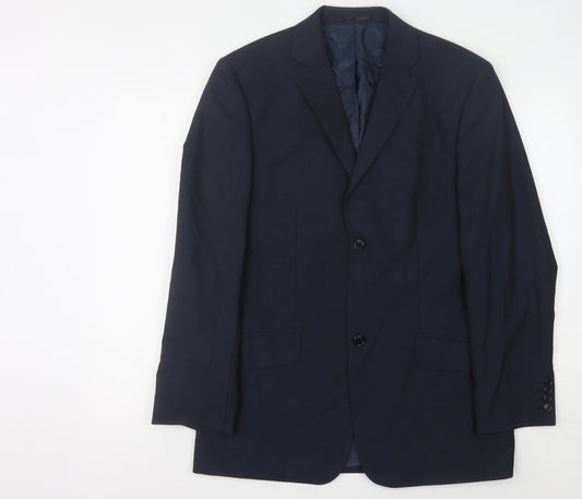 Mens UK Size 38 French Connection Regular Blue Suit Jacket