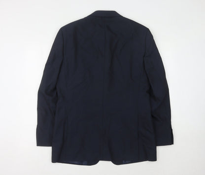 Mens UK Size 38 French Connection Regular Blue Suit Jacket