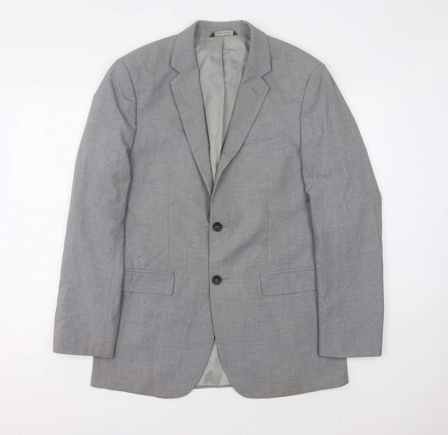 Mens UK Size 40 Banana Republic Regular Grey Suit Jacket