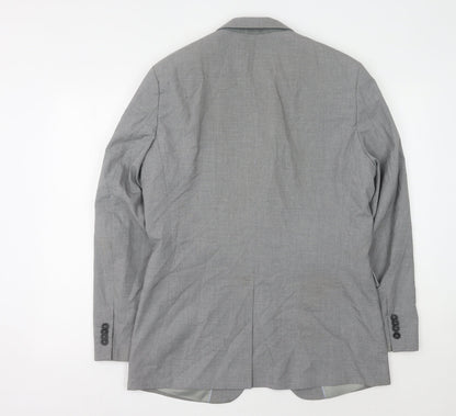 Mens UK Size 40 Banana Republic Regular Grey Suit Jacket