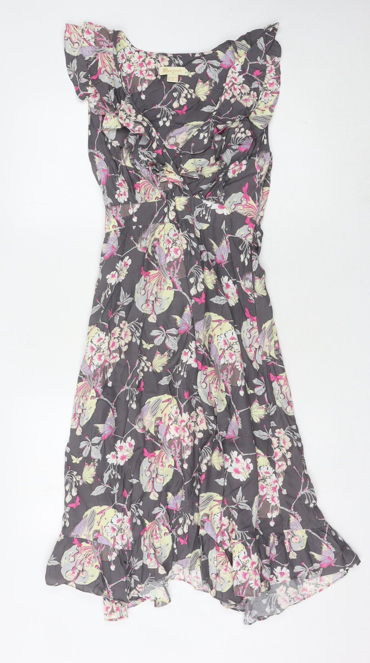Monsoon Women's Floral A-Line Dress, Size 10