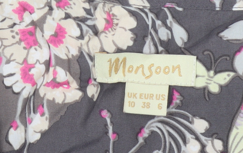 Monsoon Women's Floral A-Line Dress, Size 10
