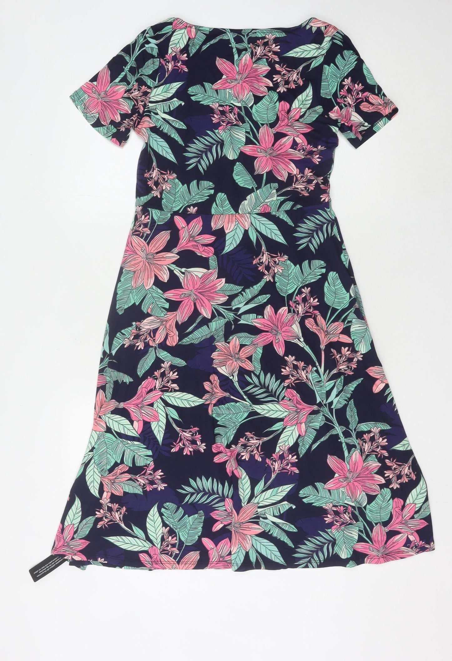 Roman Originals Women's Multicoloured Floral Dress Size 10