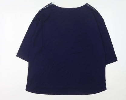 Womens UK Size 16 Marks and Spencer Blue  Blouse
