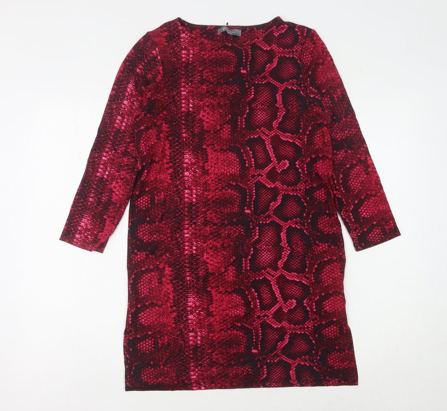 Principles Women's Multicoloured Animal Print Sheath Dress Size 10