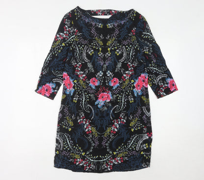 Warehouse Women's Floral Dress Multicoloured Size 10