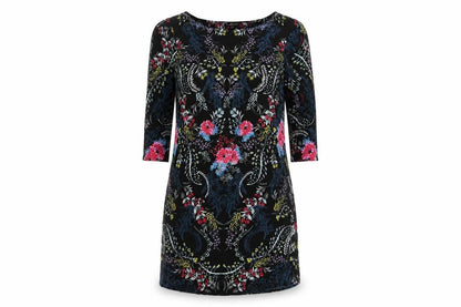 Warehouse Women's Floral Dress Multicoloured Size 10