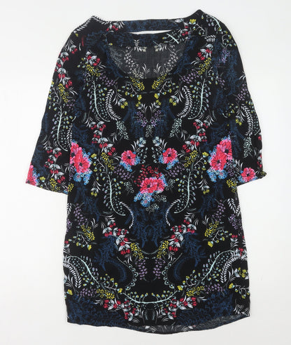 Warehouse Women's Floral Dress Multicoloured Size 10