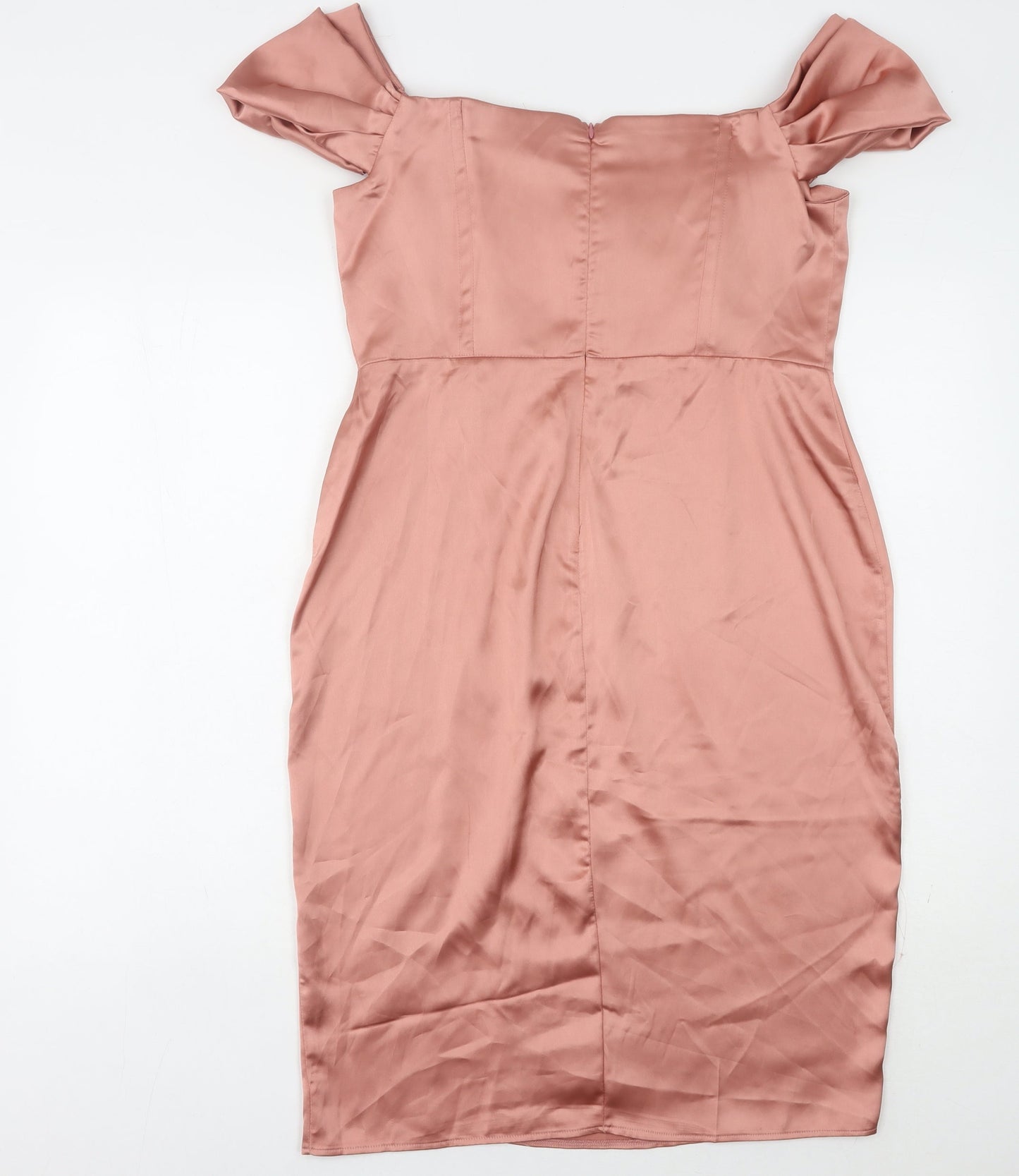 First Distraction Women's Pink Sheath Dress Size 14