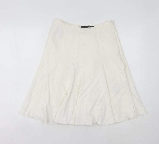 Karen Millen Women’s Ivory A-Line Skirt Size 10