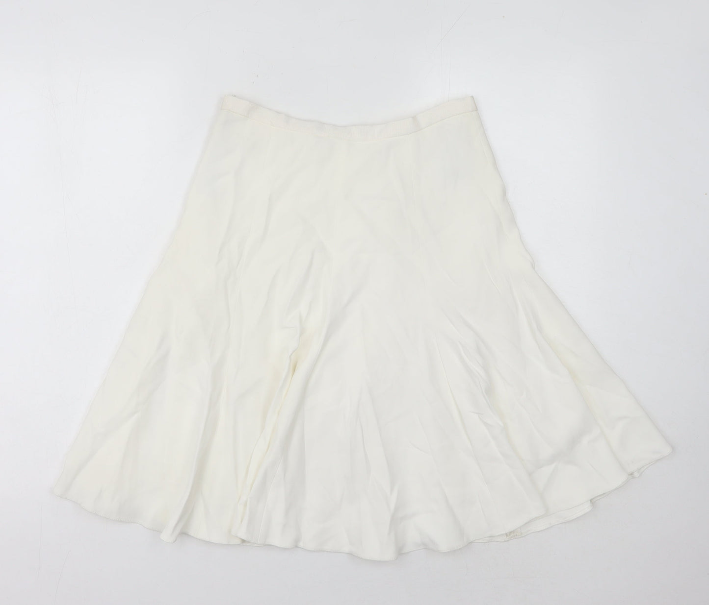Karen Millen Women’s Ivory A-Line Skirt Size 10