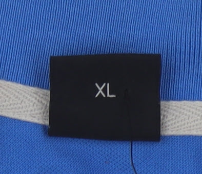 Hugo Boss Men's Blue XL Short Sleeve Polo