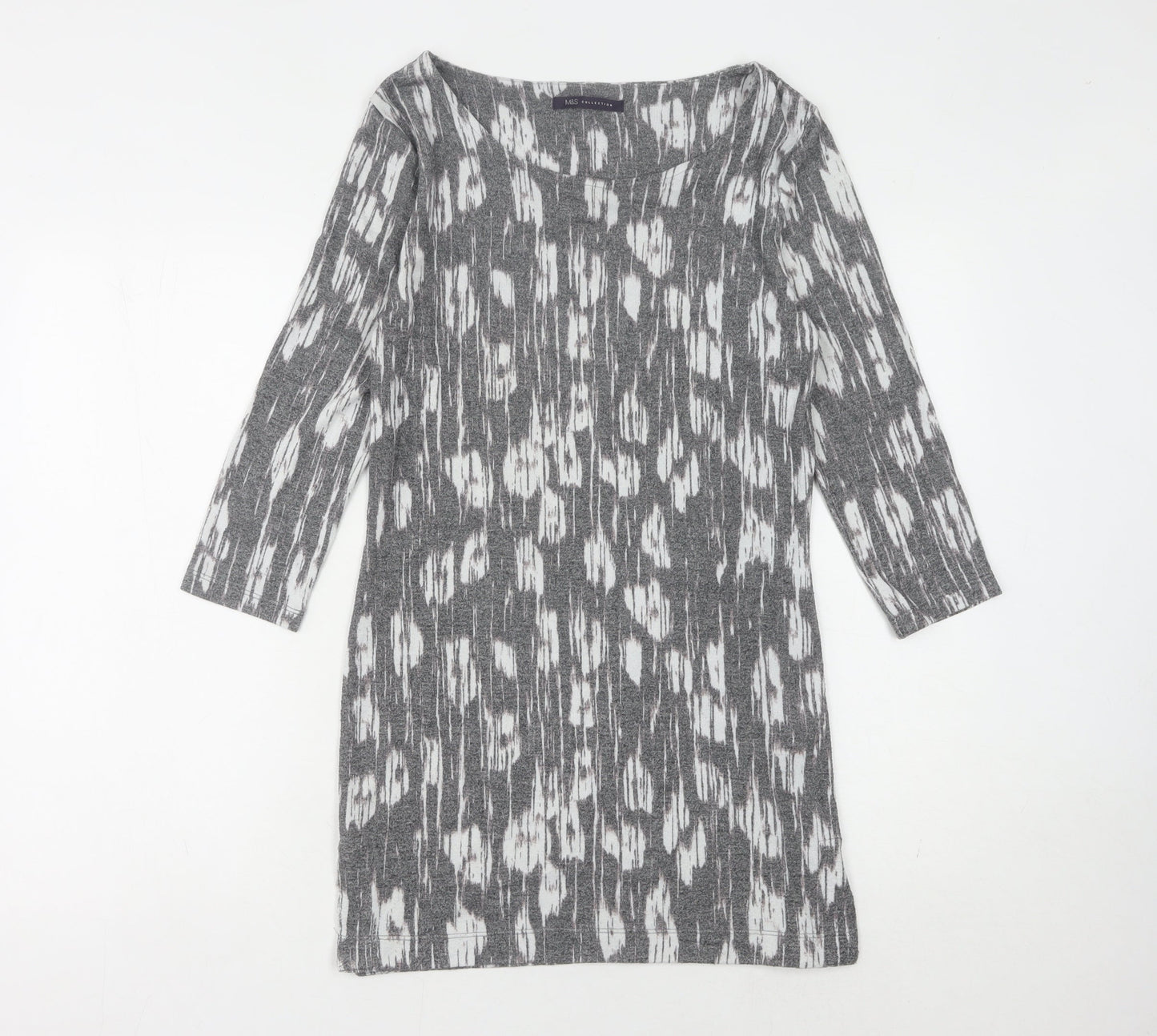 Marks and Spencer Women's Grey Boat Neck Dress