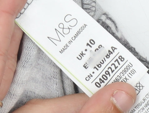 Marks and Spencer Women's Grey Boat Neck Dress
