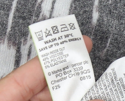Marks and Spencer Women's Grey Boat Neck Dress