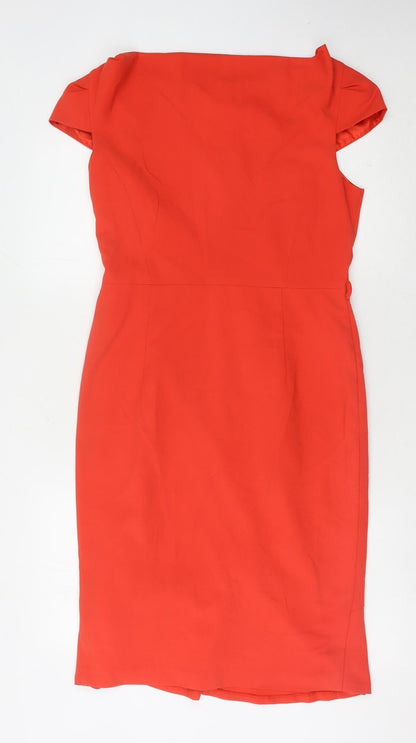 Next Women's Red Sheath Dress Size 12