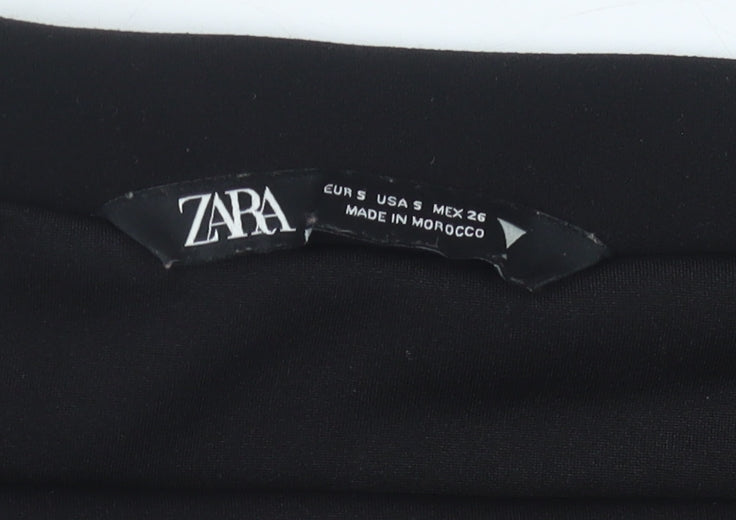 Womens UK Size UK 10 Zara Black  Blouse