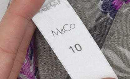 M&Co Women's Multicoloured Floral Camisole Tank Size 10