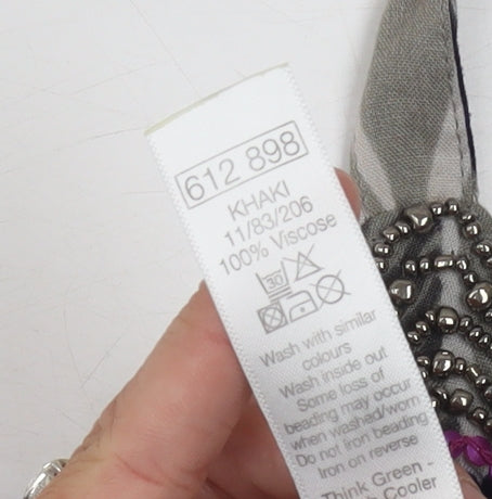 M&Co Women's Multicoloured Floral Camisole Tank Size 10