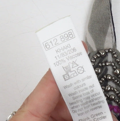 M&Co Women's Multicoloured Floral Camisole Tank Size 10