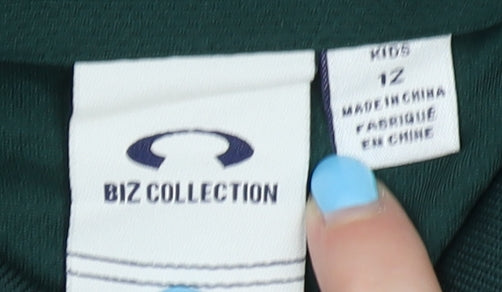 Biz Collection Boys Green Polo Shirt Size 12