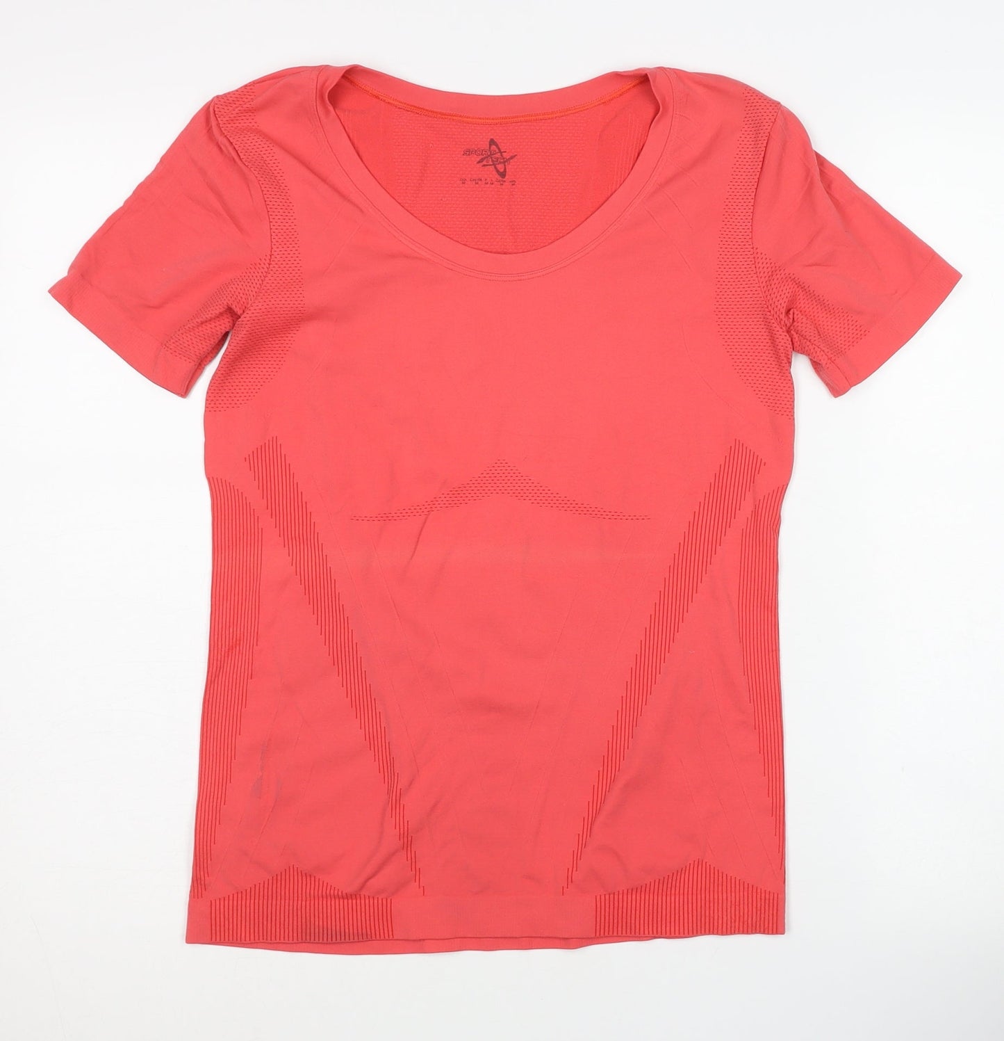 Sport Tech Women's Red T-Shirt M Scoop Neck
