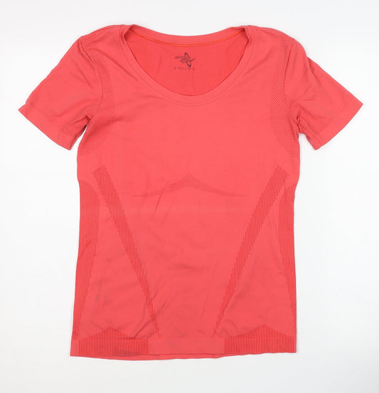 Sport Tech Women's Red T-Shirt M Scoop Neck
