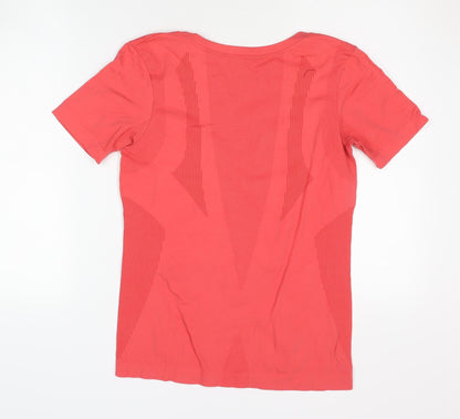 Sport Tech Women's Red T-Shirt M Scoop Neck