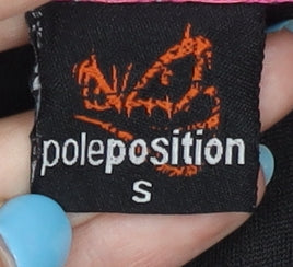 Poleposition Black Tank Top, Unisex, Small, Graphic Print
