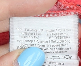 Puma Womens Red Activewear Top Size 10