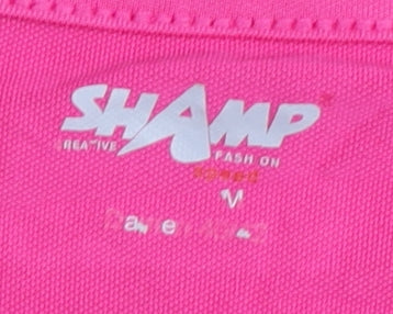 SHAMP Women's Pink Tank Top Medium for Gym or Running