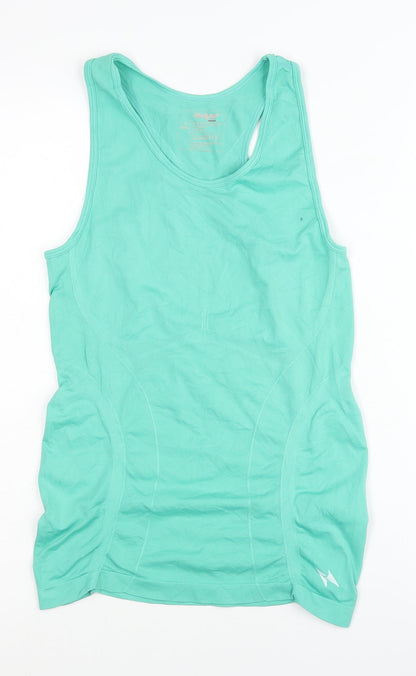 Shamp Women's Green Tank Top M - Gym & Training