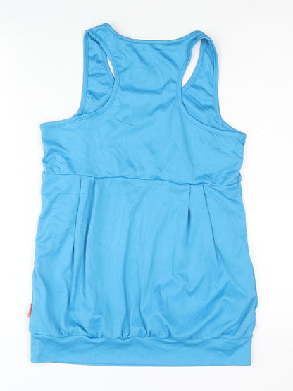 e-nution Women's Blue Racerback Tank Top, Size L