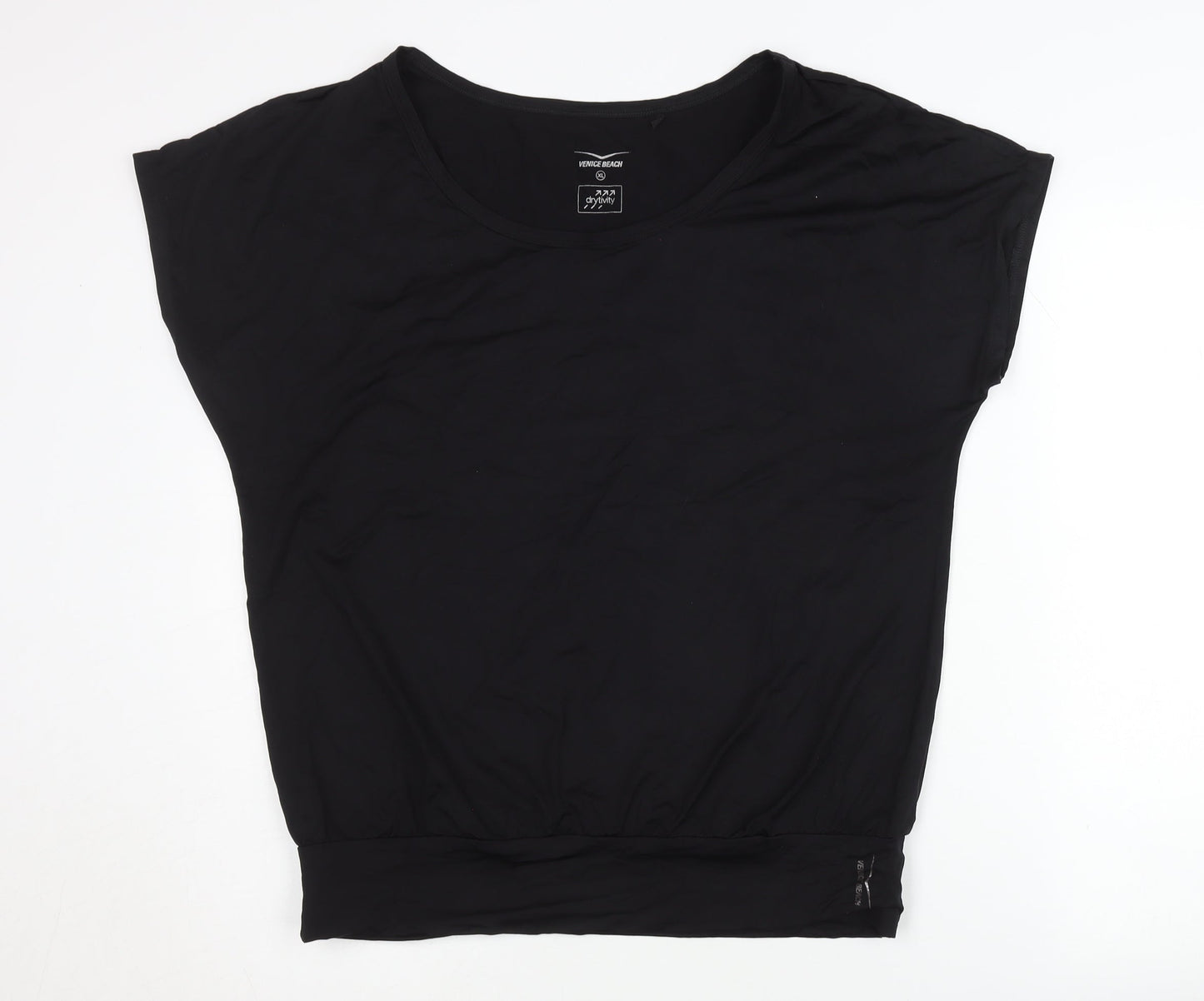 Venice Beach Women's Black XL Jersey Top